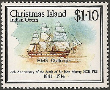 Christmas Island stamp, issued 1989 Christmas Island stamp, issued 1989
