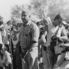 Yami Lester speaks at Uluru Handback Ceremony Yami Lester speaks at Uluru Handback Ceremony