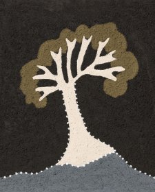 Thilin-Thilin Gooragall Nyajaringil Garnkiny-nu (white gum tree, mother for the moon), 2018 by Shirley Purdie Thilin-Thilin Gooragall Nyajaringil Garnkiny-nu (white gum tree, mother for the moon), 2018 by Shirley Purdie