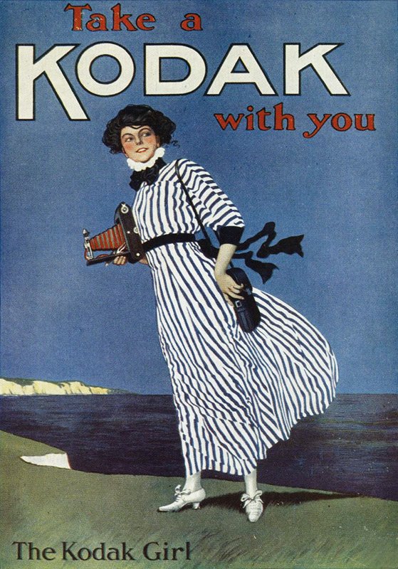 &lsquo;Kodak Girl&rsquo; advertisement in The Australiasian Photo-Review, January 1911
