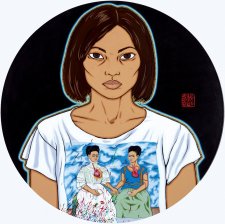 Painting shirt (Self portrait), 2011 by Kate Beynon Painting shirt (Self portrait), 2011 by Kate Beynon