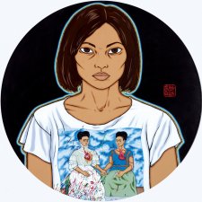 Painting shirt (Self portrait), 2011 by Kate Beynon Painting shirt (Self portrait), 2011 by Kate Beynon