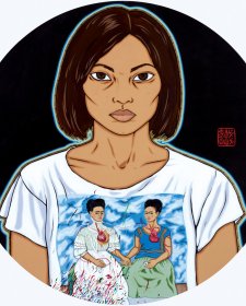 Painting shirt (Self portrait), 2011 by Kate Beynon Painting shirt (Self portrait), 2011 by Kate Beynon