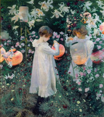 Carnation, Lily, Lily, Rose, 1885-86 by 
John Singer Sargent