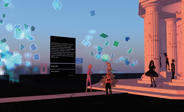 Artists and guests at the
doppelgnger exhibition
launch on Portrait Island