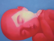 Red child, 2005 by Zhang Xiaogang Red child, 2005 by Zhang Xiaogang
