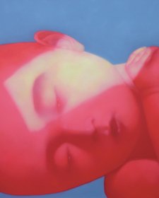 Red child, 2005 by Zhang Xiaogang Red child, 2005 by Zhang Xiaogang