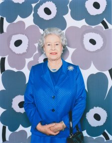 Her Majesty, The Queen, Elizabeth II (Blue) Her Majesty, The Queen, Elizabeth II (Blue)