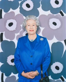 Her Majesty, The Queen, Elizabeth II (Blue) Her Majesty, The Queen, Elizabeth II (Blue)