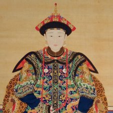 Portrait of a Manchu Noblewoman, 18th-19th C. Portrait of a Manchu Noblewoman, 18th-19th C.