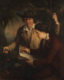 Portrait of Dr Johann Reinhold Forster and his son George Forster Portrait of Dr Johann Reinhold Forster and his son George Forster