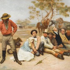 Bushrangers, Victoria, Australia, 1852, 1887 by William Strutt Bushrangers, Victoria, Australia, 1852, 1887 by William Strutt
