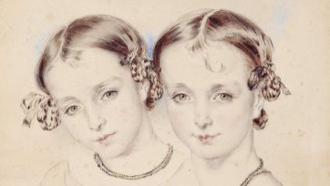 The Cutmear sisters, Jane and Lucy, c. 1842

