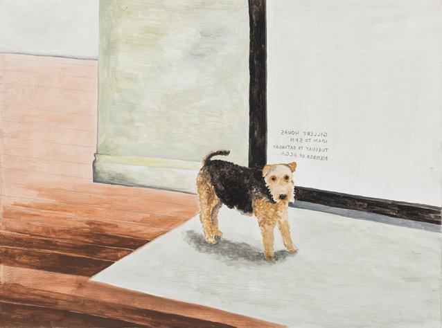 Gallery dog, Brisbane, 2014 by Noel McKenna
Private Collection, Brisbane
Courtesy of Heiser Gallery, Brisbane