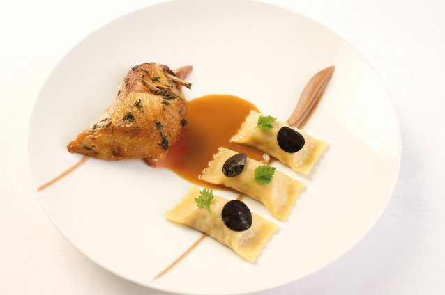 &lsquo;Salmis of Partridge with Cabbage Ravioli&rsquo; 2009