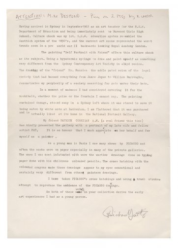 Richard Larter letter
