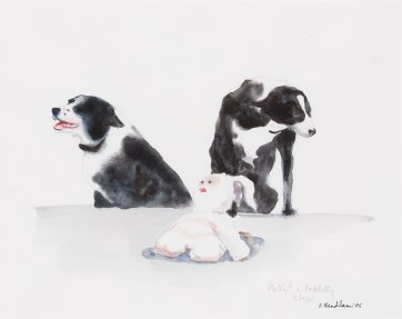 Molly2 and Rabbitty (aka The Guardians), 2005 by Kristin Headlam
Courtesy the artist and Charles Nodrum Gallery
