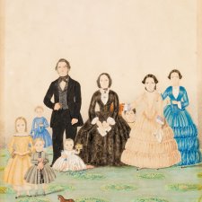 George and Jemima Billet with family George and Jemima Billet with family