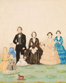George and Jemima Billet with family George and Jemima Billet with family