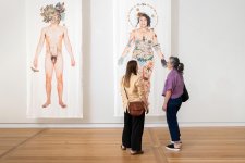 Latai Taumoepeau and Justin Shoulder, 2014, printed, augmented 2023 from the series No Human Being Is Illegal (in all our glory) 2014–18 Deborah Kelly Latai Taumoepeau and Justin Shoulder, 2014, printed, augmented 2023 from the series No Human Being Is Illegal (in all our glory) 2014–18 Deborah Kelly