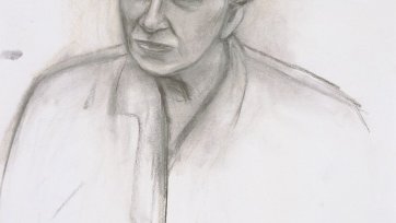 Preparatory study for General Eva Burrows AC AO Preparatory study for General Eva Burrows AC AO