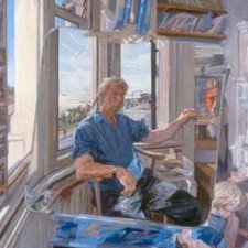 Blue Easel with Jack Drawing, 1996-1999 Blue Easel with Jack Drawing, 1996-1999