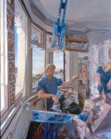 Blue Easel with Jack Drawing, 1996-1999 Blue Easel with Jack Drawing, 1996-1999