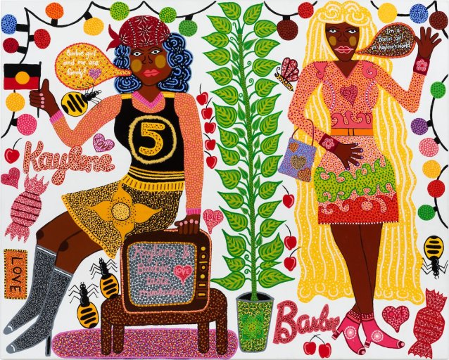 Aṉangu Barbie Girl, 2024 Kaylene Whiskey
