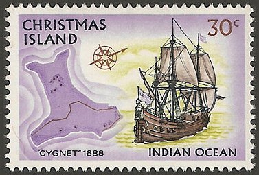 Christmas Island stamp, issued 1973 Christmas Island stamp, issued 1973