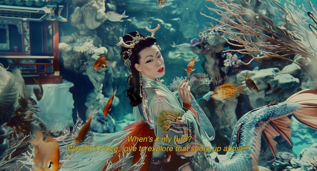 The Little Dragon Princess of the East Sea Visiting the Great Barrier Reef, 2024 Scotty So