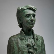 Portrait bust of Dr Christine Rivett Portrait bust of Dr Christine Rivett
