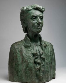 Portrait bust of Dr Christine Rivett Portrait bust of Dr Christine Rivett