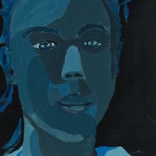 Monochromatic Self-Portrait, 2000 by Genevieve Preston Monochromatic Self-Portrait, 2000 by Genevieve Preston