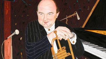 James Morrison with flugelhorn James Morrison with flugelhorn