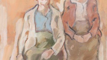 Double Portrait: Vida and Marie Breckenridge (study) Double Portrait: Vida and Marie Breckenridge (study)