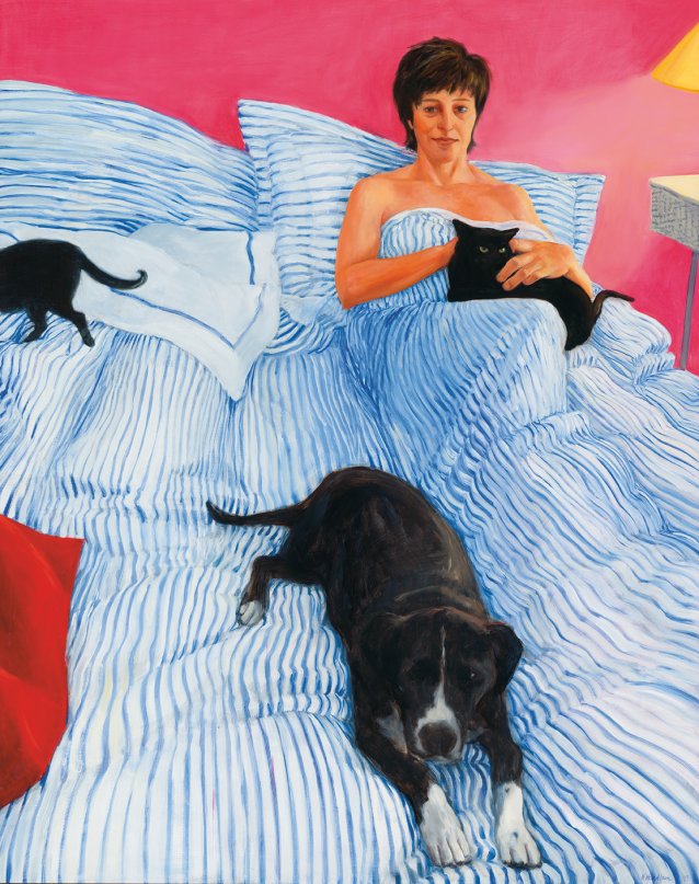 Self Portrait, in bed with the animals, 1999 by Kristin Headlam
Acquired as the Winner of the Doug Moran National Portrait Prize, 2000
Tweed Regional Gallery