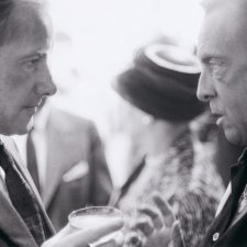 Sidney Nolan and Robert Helpmann at Bonython Gallery, Adelaide Arts Festival