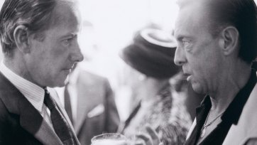 Sidney Nolan and Robert Helpmann at Bonython Gallery, Adelaide Arts Festival Sidney Nolan and Robert Helpmann at Bonython Gallery, Adelaide Arts Festival