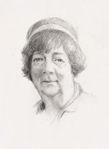 Head study for portrait of Margaret Olley Head study for portrait of Margaret Olley