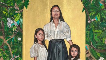 Hallowed Be Thy Name, 2023 Marikit Santiago (collaboration with Maella Santiago, Santi Mateo Santiago and Sarita Santiago) 
