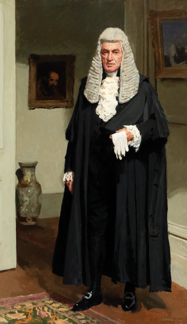 The Right Honourable Sir Owen Dixon OM GCMG QC, 1961 by 
Archibald Colquhoun