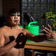 Nova Gina takes a smoke break, 2019 Elize Strydom Nova Gina takes a smoke break, 2019 Elize Strydom