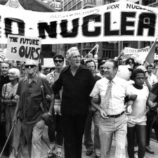 Sydney city (Patrick White and Tom Uren, Hiroshima Day demonstration), 1984 Sydney city (Patrick White and Tom Uren, Hiroshima Day demonstration), 1984