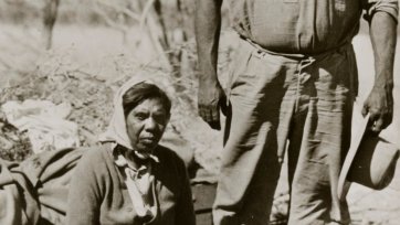 Albert and his wife Rubina, Macdonnell Ranges Albert and his wife Rubina, Macdonnell Ranges