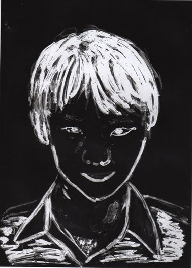 Expressive self portrait, 2010 Expressive self portrait, 2010