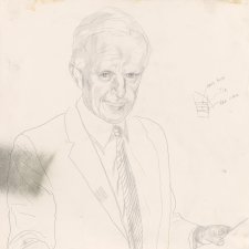 Study for portrait of Senator John Button Study for portrait of Senator John Button