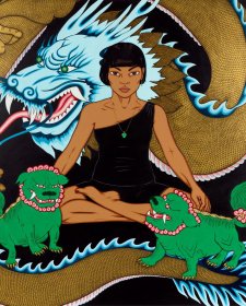 Self-portrait with guardian spirits, 2009-2010 Kate Beynon Self-portrait with guardian spirits, 2009-2010 Kate Beynon