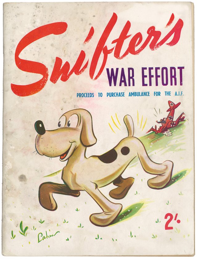 Cover of &lsquo;Business as Usual&rsquo; from Snifter's war effort: proceeds to purchase ambulance for the A.I.F. 1946