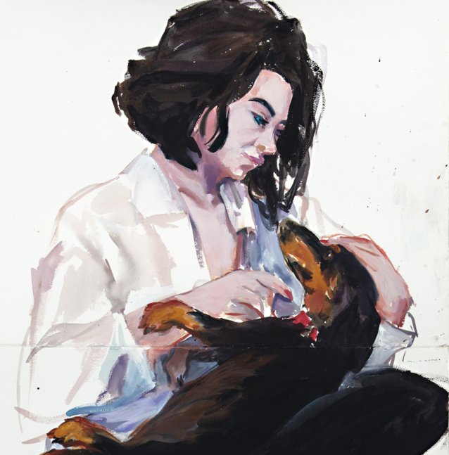 Megan Washington and Artie, 2016 by Nicholas Harding (detail)
Collection of Nicholas Harding and Lynne Watkins