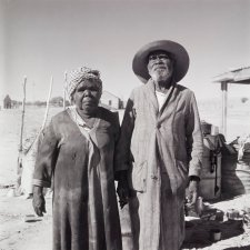 Aboriginal couple, Finniss Springs Mission, South Australia Aboriginal couple, Finniss Springs Mission, South Australia